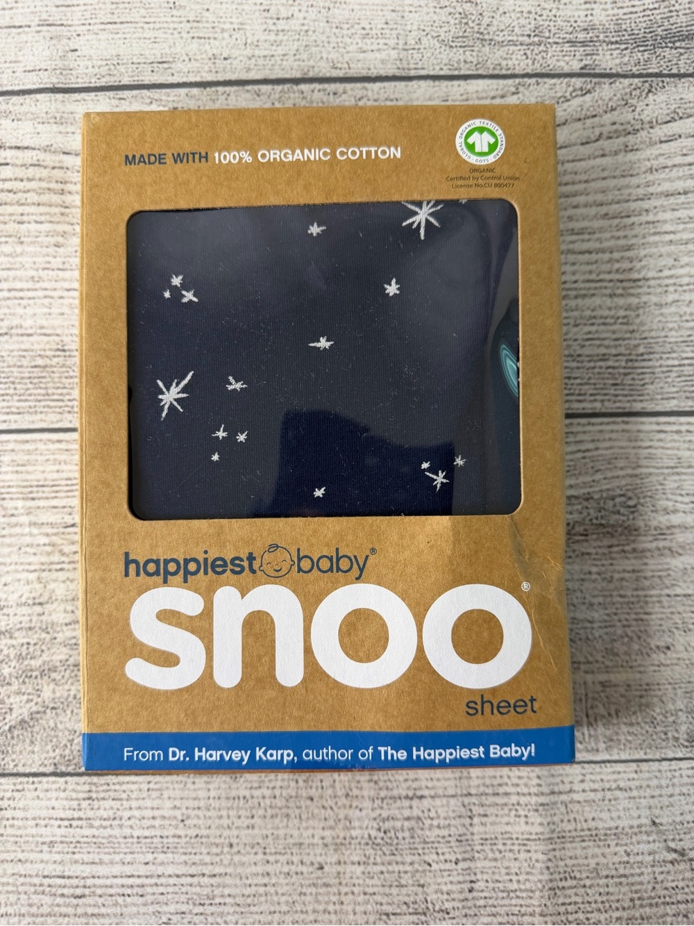 Happiest Baby Snoo Organic Cotton Sheet - Navy Star
